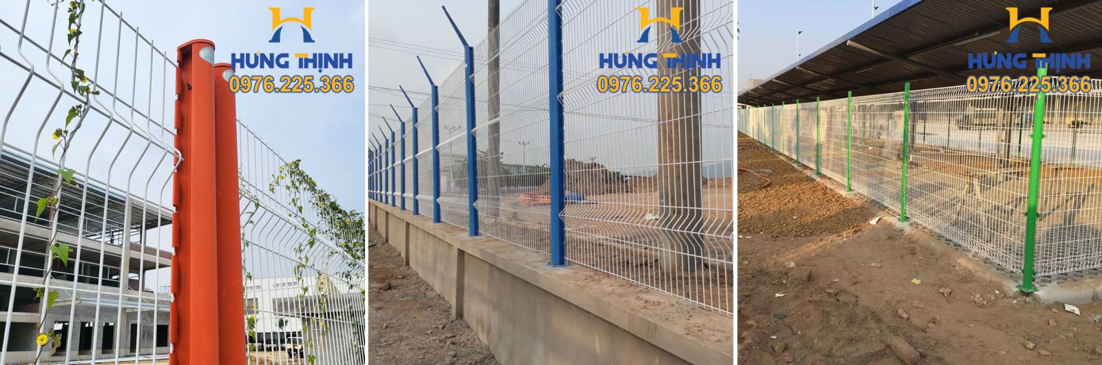 Hình ảnh thực tế hàng rào lưới thép