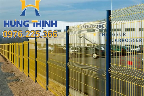Hàng rào lưới thép sơn tĩnh điện